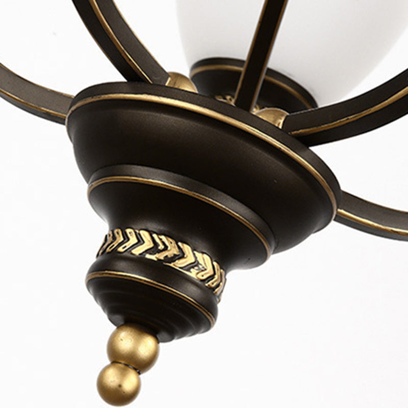 Branch Curved Rod Cup 6-Light Wall Lamp