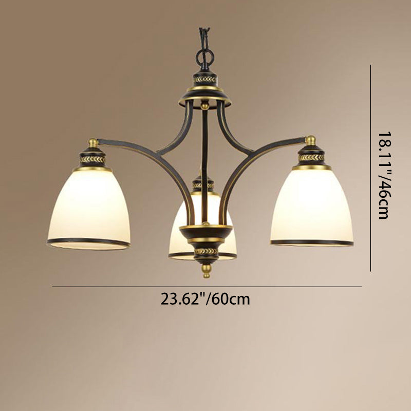 Branch Curved Rod Cup 6-Light Wall Lamp