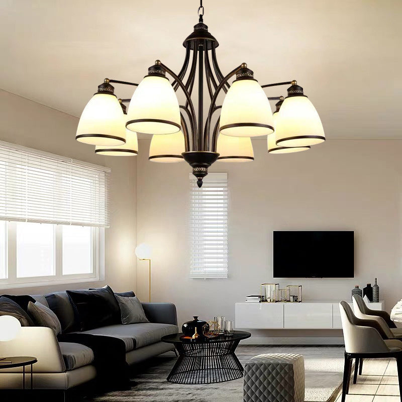 Branch Curved Rod Cup 6-Light Wall Lamp