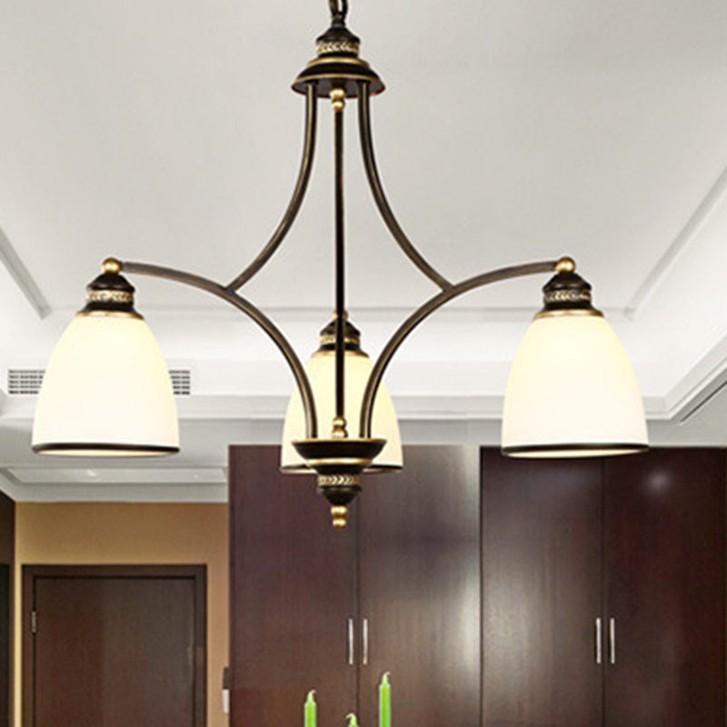 Branch Curved Rod Cup 6-Light Wall Lamp