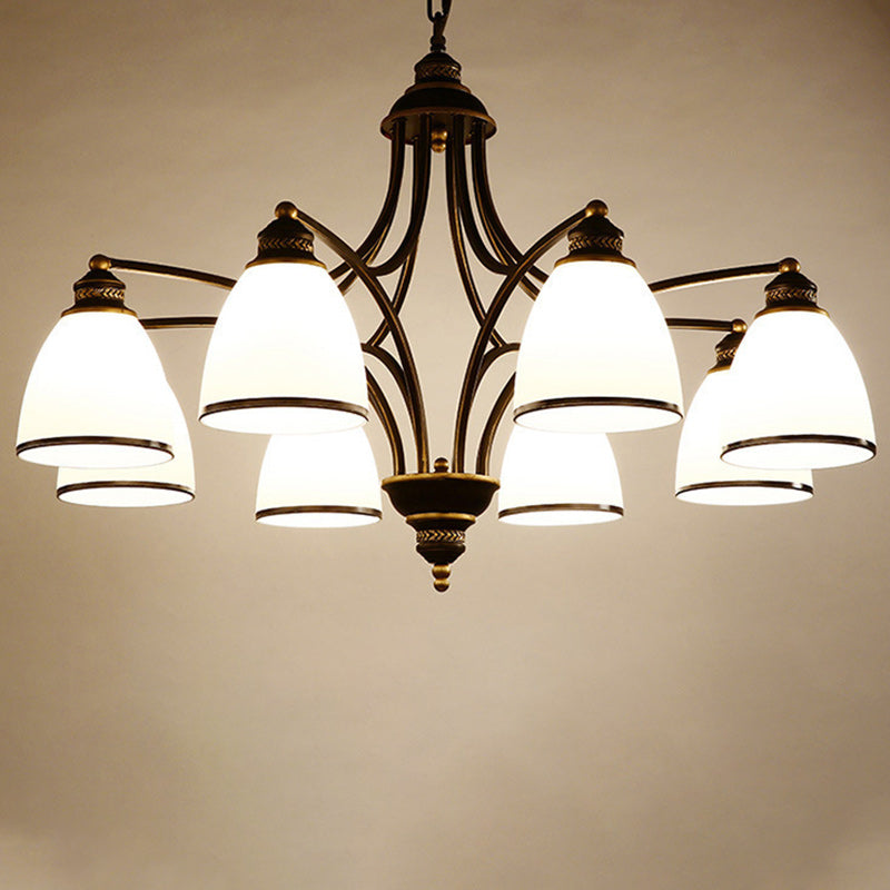 Branch Curved Rod Cup 6-Light Wall Lamp