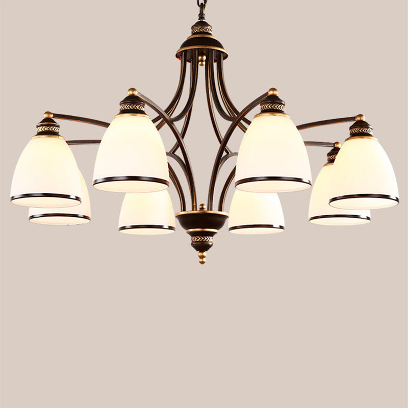 Branch Curved Rod Cup 6-Light Wall Lamp