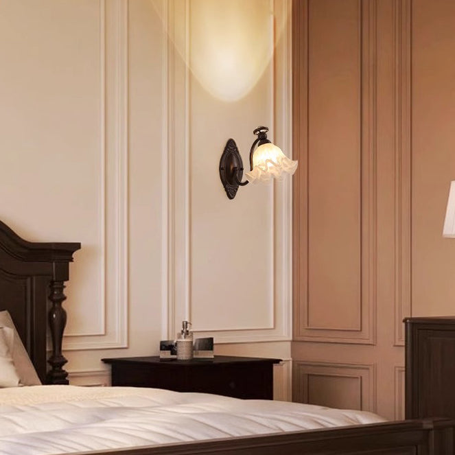 Bell Orchid Hardware Curved Wall Lamp