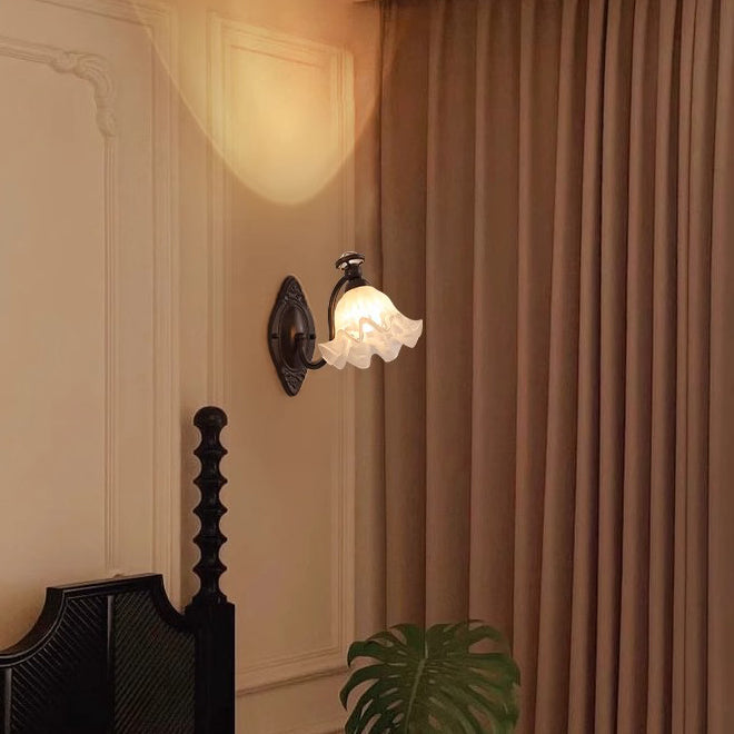 Bell Orchid Hardware Curved Wall Lamp
