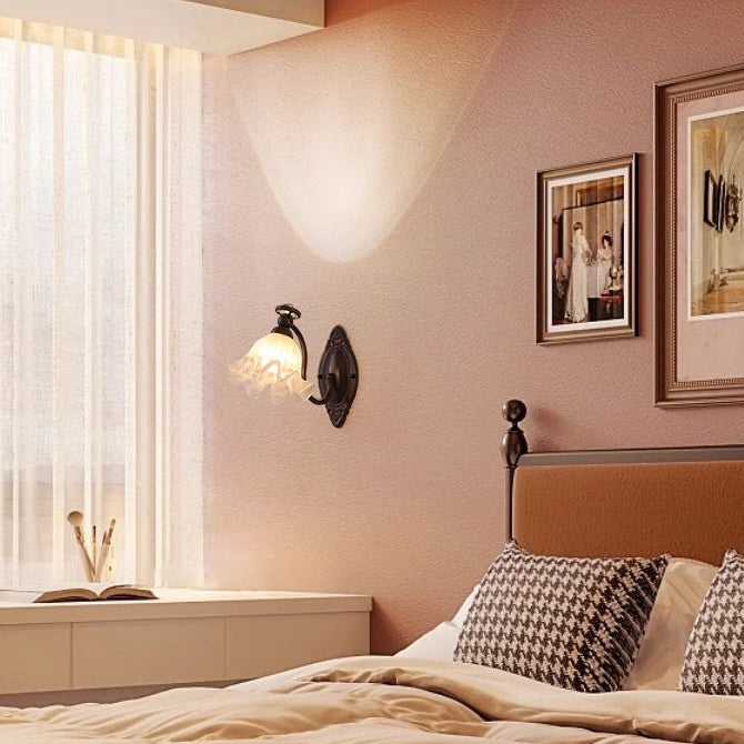 Bell Orchid Hardware Curved Wall Lamp