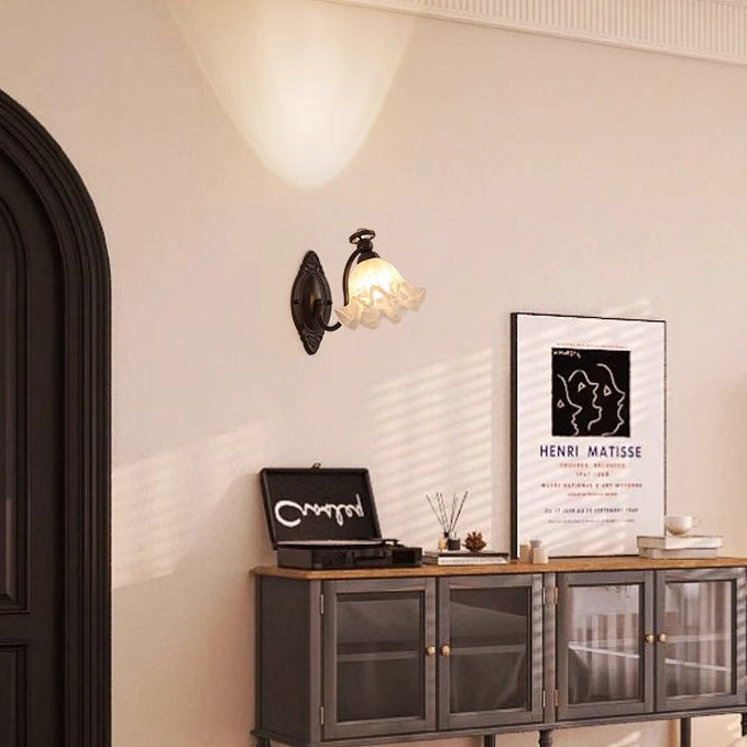 Bell Orchid Hardware Curved Wall Lamp