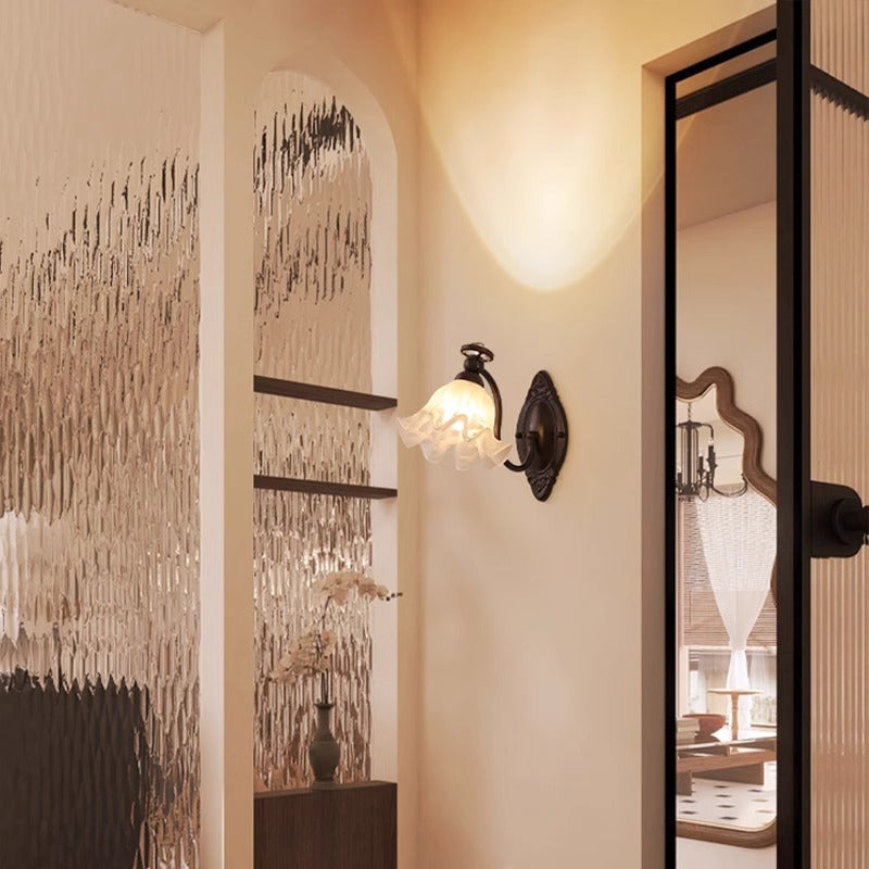 Bell Orchid Hardware Curved Wall Lamp