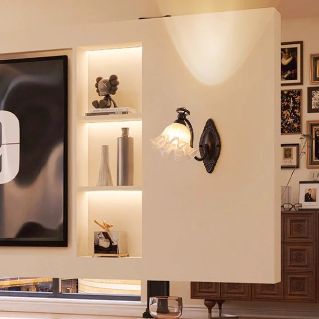 Bell Orchid Hardware Curved Wall Lamp