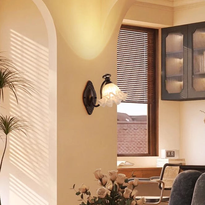 Bell Orchid Hardware Curved Wall Lamp
