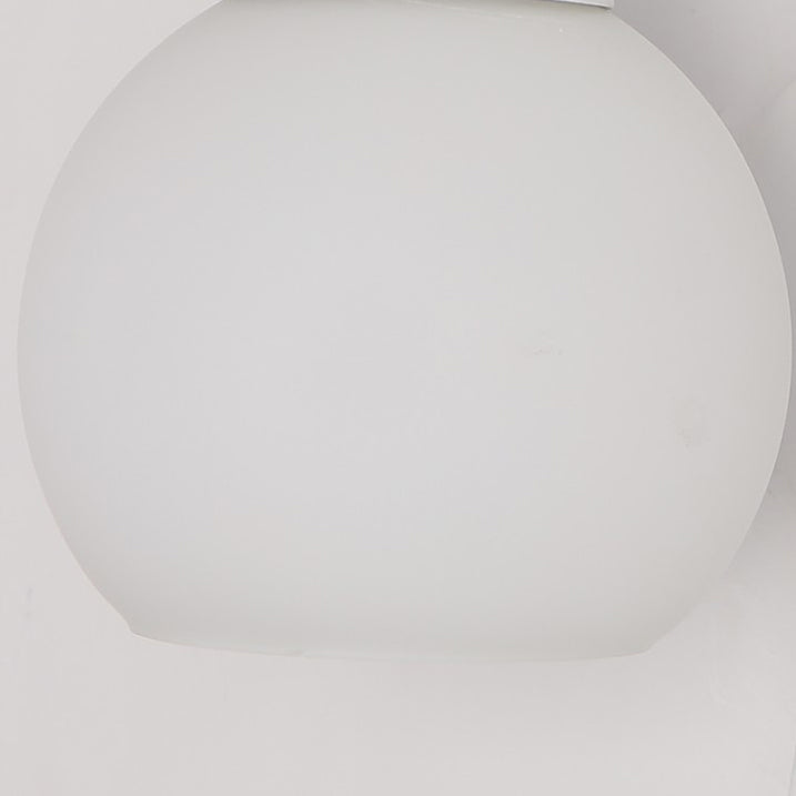 Cylinder Flower Iron Glass Wall Lamp