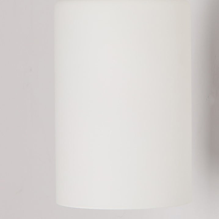 Cylinder Flower Iron Glass Wall Lamp