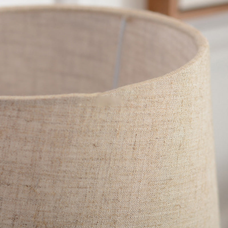 Brass Ceramic Fabric Tapered Table Lamp