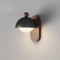 Iron Solid Wood Acrylic Wall Lamp