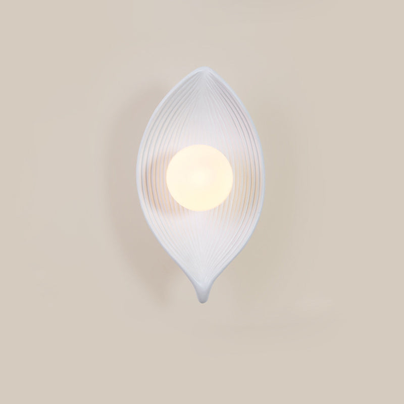 Resin Rotomolding Leaf-Shaped Bedroom Wall Lamp