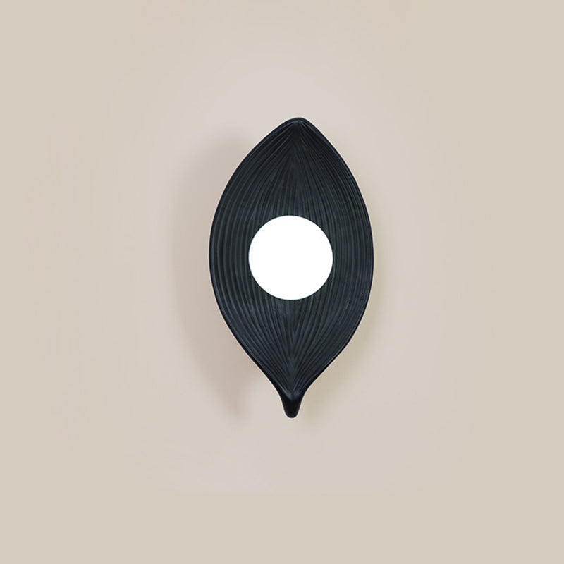 Resin Rotomolding Leaf-Shaped Bedroom Wall Lamp