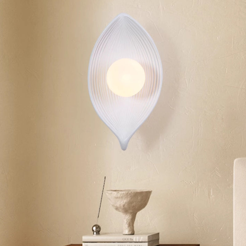 Resin Rotomolding Leaf-Shaped Bedroom Wall Lamp