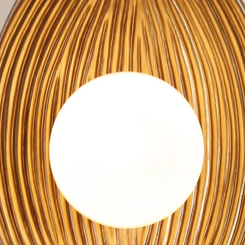 Resin Rotomolding Leaf-Shaped Bedroom Wall Lamp