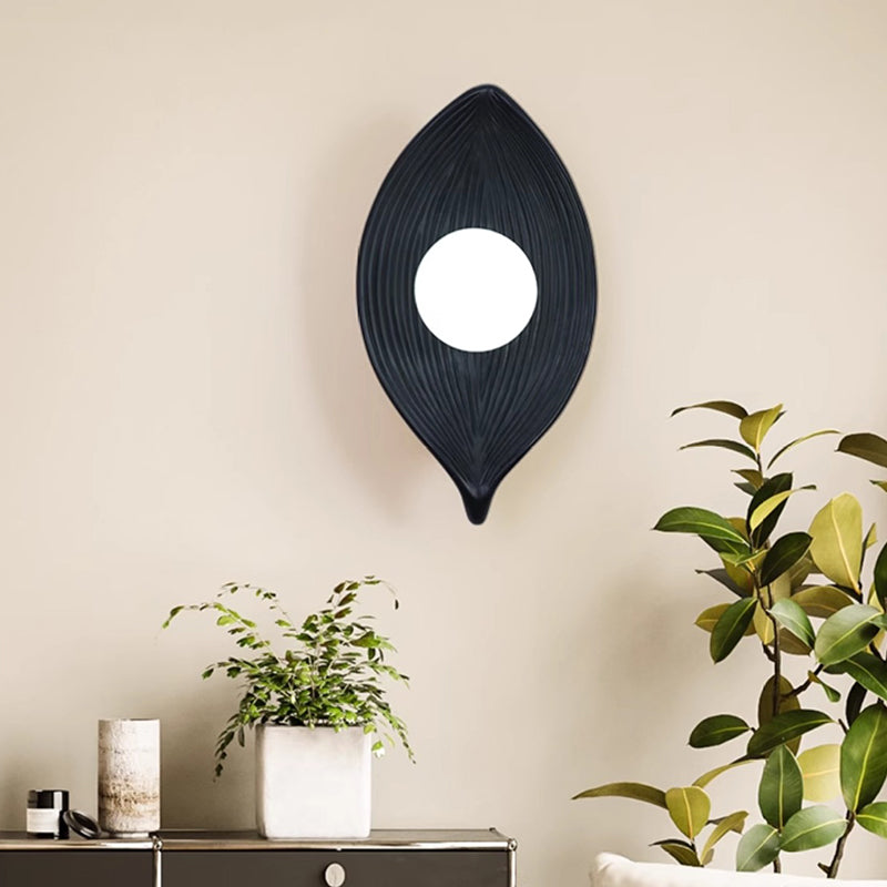 Resin Rotomolding Leaf-Shaped Bedroom Wall Lamp