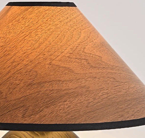 Round Conical Jar Solid Table Lamp