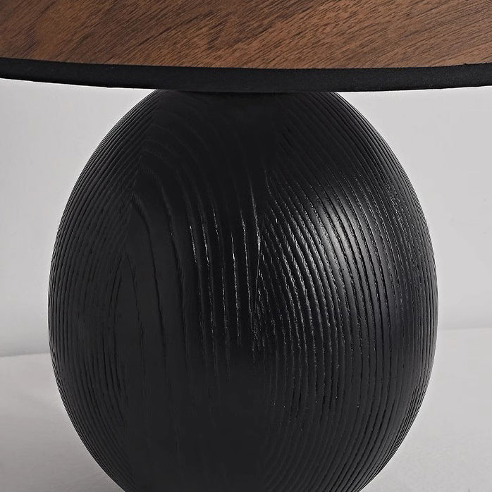 Round Conical Jar Solid Table Lamp