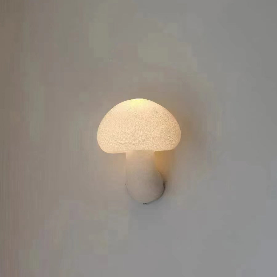 Mushroom Resin Outdoor Light