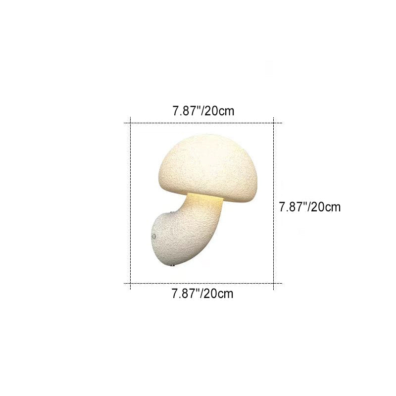 Mushroom Resin Outdoor Light