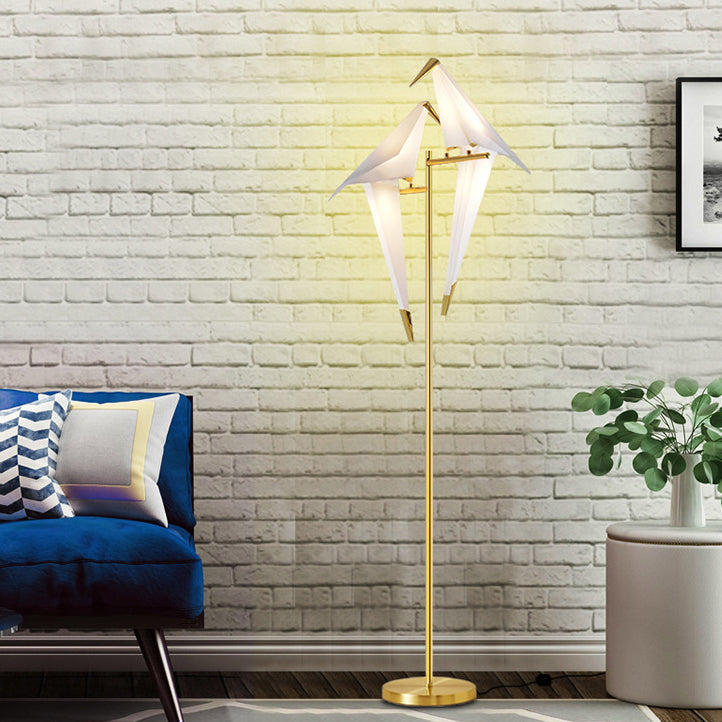 Bird Iron PP Living Floor Lamp