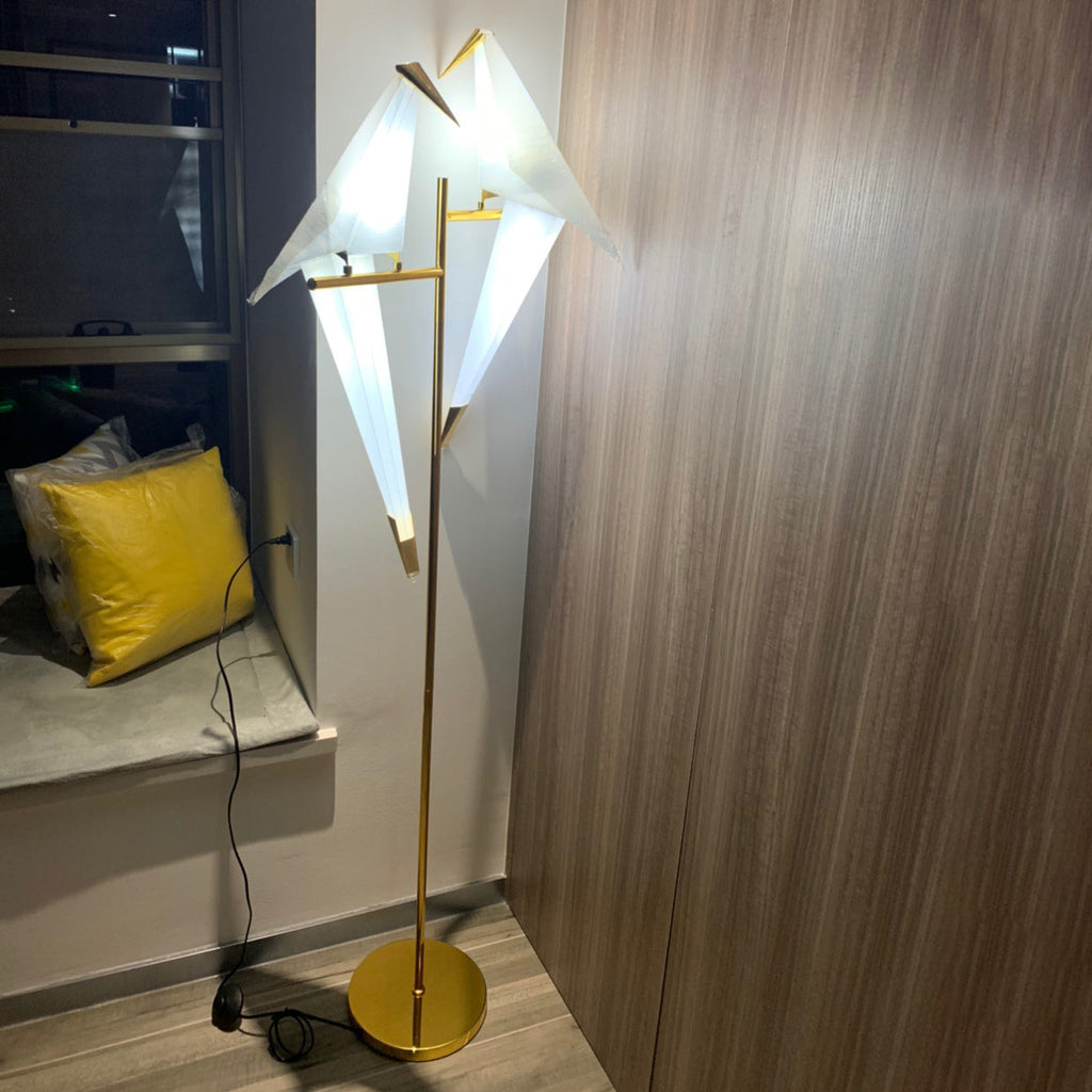 Bird Iron PP Living Floor Lamp