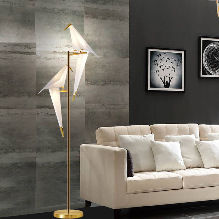 Bird Iron PP Living Floor Lamp