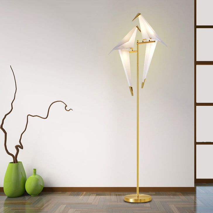 Bird Iron PP Living Floor Lamp