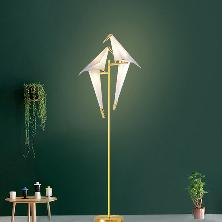 Bird Iron PP Living Floor Lamp