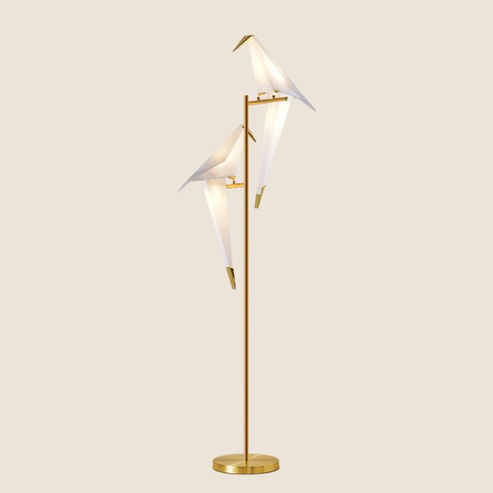 Bird Iron PP Living Floor Lamp