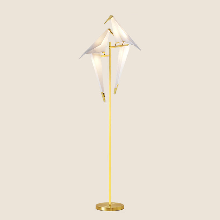 Bird Iron PP Living Floor Lamp