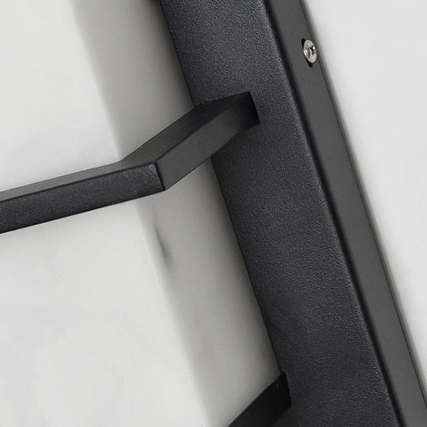Rectangular Resin Stainless Steel Outdoor Light