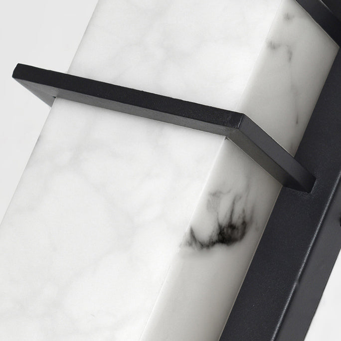 Rectangular Resin Stainless Steel Outdoor Light