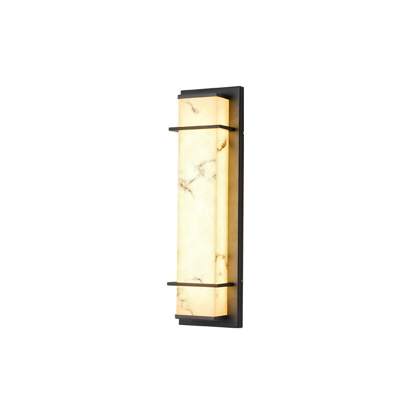 Rectangular Resin Stainless Steel Outdoor Light
