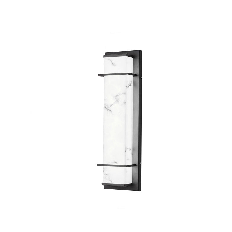 Rectangular Resin Stainless Steel Outdoor Light