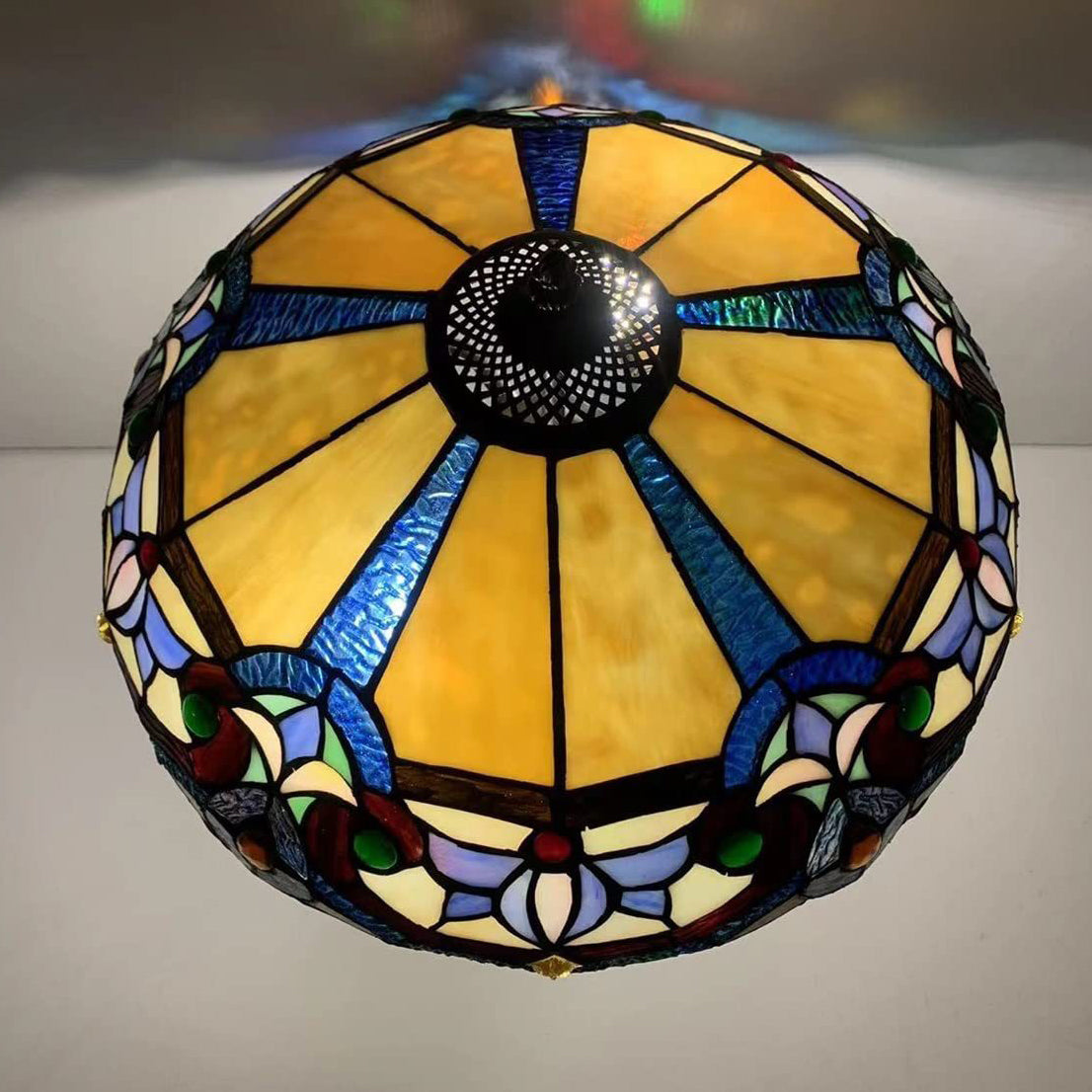 Dome Resin Glass Living Table Lamp