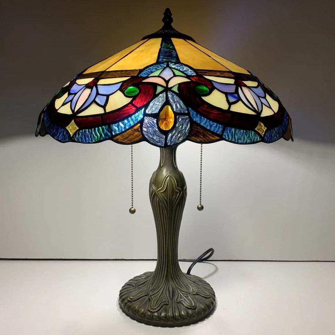 Dome Resin Glass Living Table Lamp