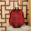 Cylinder Wood Fabric Living Table Lamp