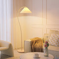 Cone Iron Fabric Living Floor Lamp