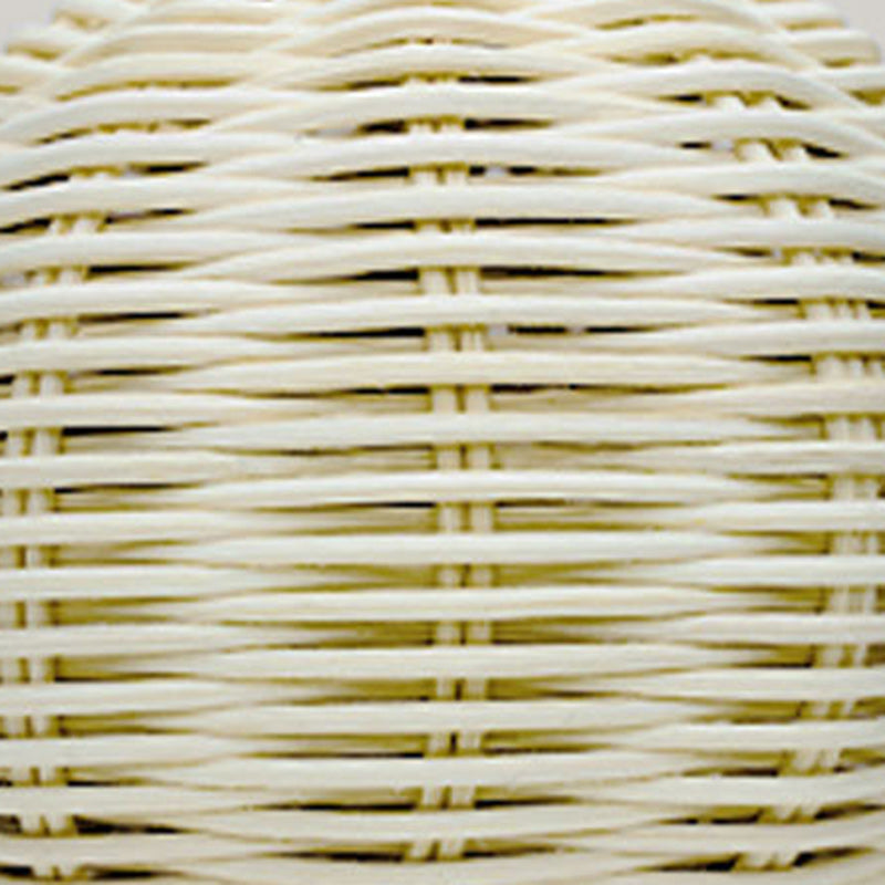 Cone Plastic Rattan Fabric Table Lamp