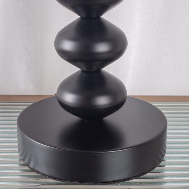 Drum Iron Fabric Living Table Lamp