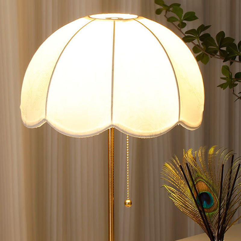 Dome Fabric Iron Living Table Lamp