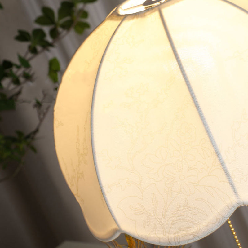 Dome Fabric Iron Living Table Lamp