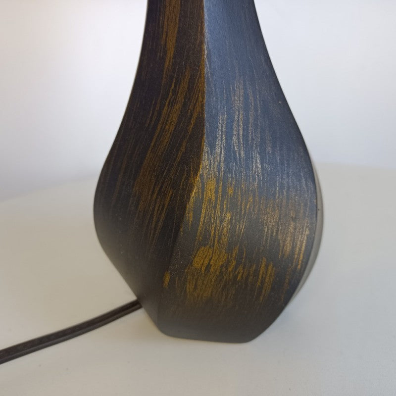 Drum Wood Fabric Living Table Lamp