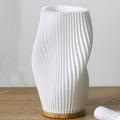 Column Wood Plastic Living Table Lamp