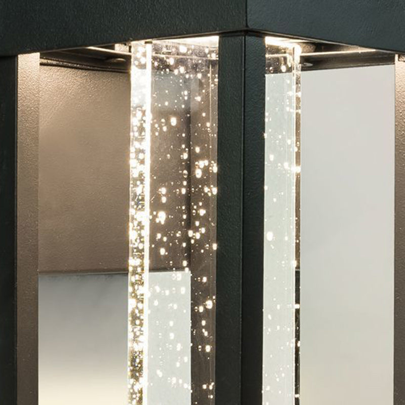 Rectangular Aluminum Glass Garden Outdoor Light