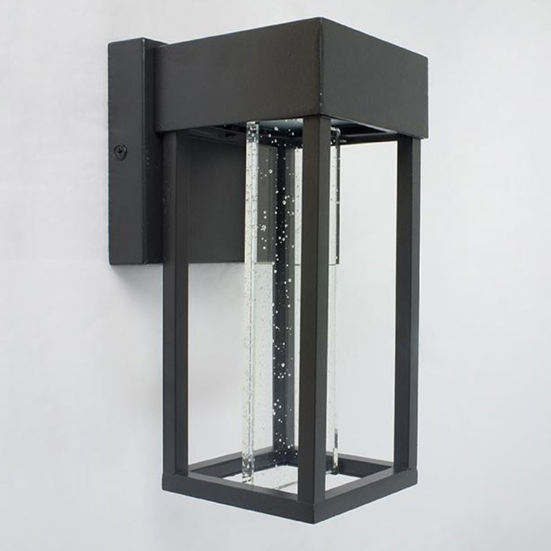 Rectangular Aluminum Glass Garden Outdoor Light