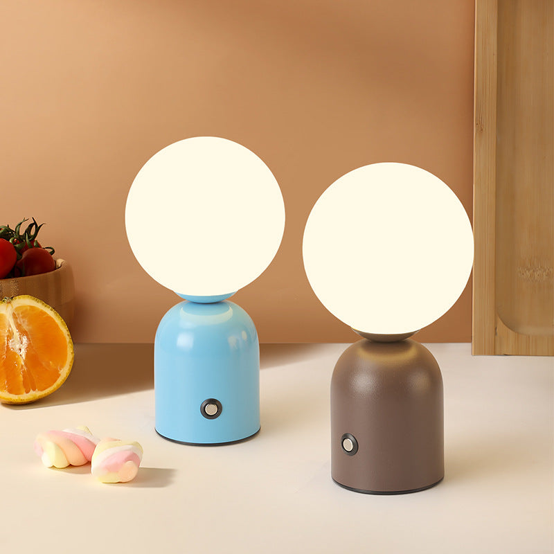 Globe Iron Acrylic Living Table Lamp
